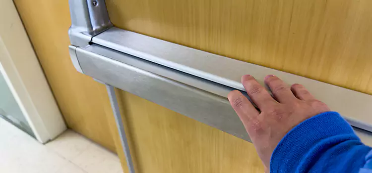 Installing a Push Bar on a Door Newton